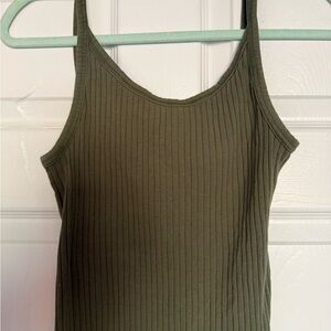 NWOT Old Navy Olive Green Ribbed Camisole